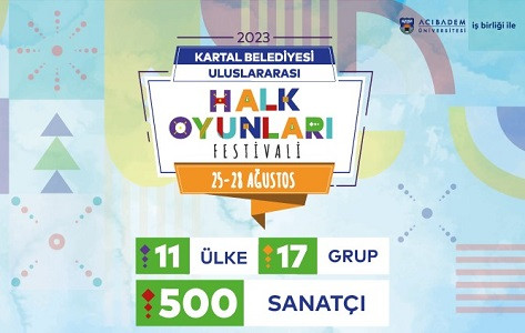 Kartal Belediyesi 2. Uluslararası Halk Oyunları Festivali Başlıyor